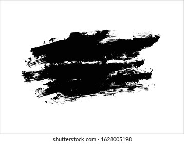 vector texture black ink paint stroke background