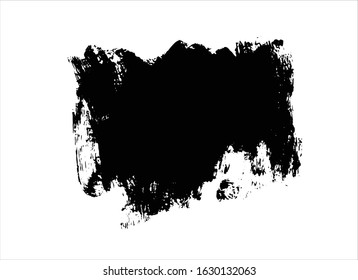 vector texture black ink paint stroke background