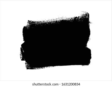 vector texture black ink paint stroke background