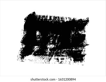 vector texture black ink paint stroke background