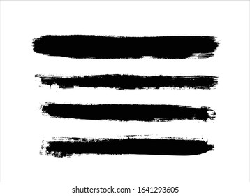 vector texture black ink paint stroke background