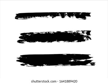 vector texture black ink paint stroke background