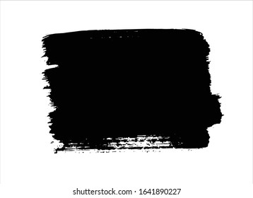 vector texture black ink paint stroke background