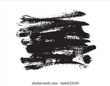 vector texture black ink paint stroke background