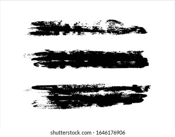 vector texture black ink paint stroke background