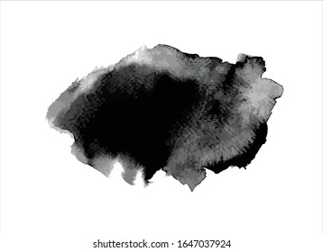 vector texture black ink paint stroke background