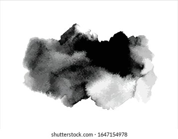 vector texture black ink paint stroke background