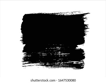 vector texture black ink paint stroke background
