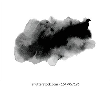 vector texture black ink paint stroke background