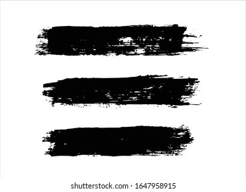 vector texture black ink paint stroke background