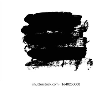 vector texture black ink paint stroke background