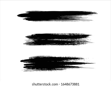 vector texture black ink paint stroke background