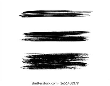 vector texture black ink paint stroke background