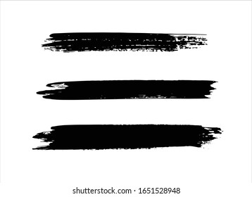 fondo de trazo de pintura negra de textura vectorial