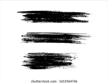 vector texture black ink paint stroke background