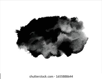 vector texture black ink paint stroke background