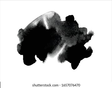 vector texture black ink paint stroke background