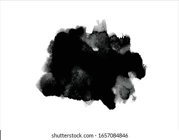 vector texture black ink paint stroke background