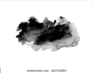 vector texture black ink paint stroke background