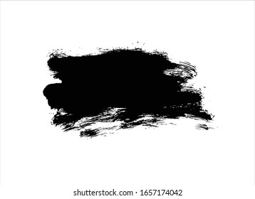 vector texture black ink paint stroke background