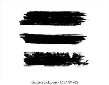 vector texture black ink paint stroke background