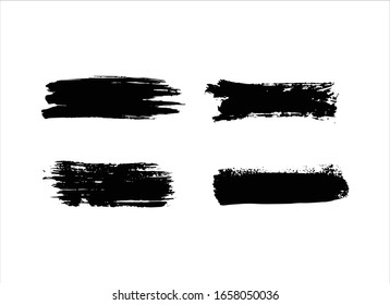 vector texture black ink paint stroke background