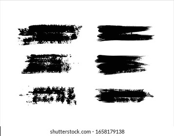 vector texture black ink paint stroke background
