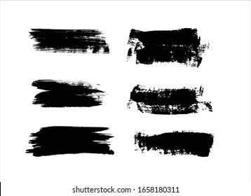 vector texture black ink paint stroke background