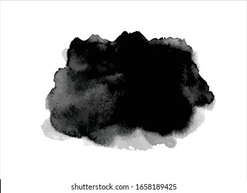 vector texture black ink paint stroke background
