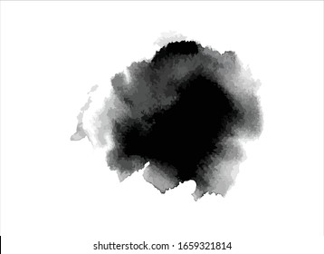 vector texture black ink paint stroke background