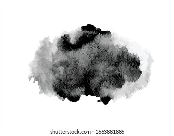 vector texture black ink paint stroke background