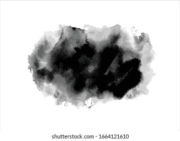 vector texture black ink paint stroke background