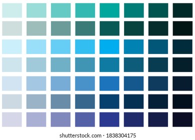 Vector texture of blue turquoise palette. Mint gradient. Blue teal. Stock image.
