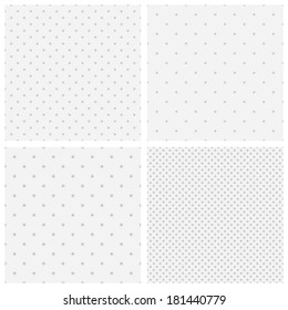 Vector texture of blurred gray dots without mesh and without gradient