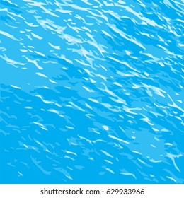 Vector texture of calm sea surface