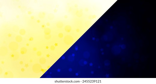 Vector texture with circles, stars. Abstract illustration with colorful shapes of circles, stars. Design for wallpaper, fabric makers.