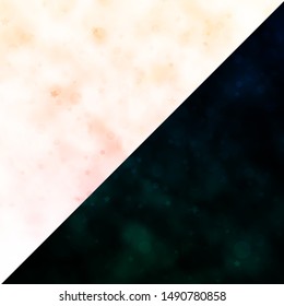 Vector texture with circles, stars. Colorful disks, stars on simple gradient background. Texture for window blinds, curtains.