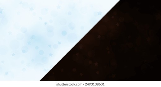 Vector texture with circles, stars. Colorful illustration with gradient dots, stars. Texture for window blinds, curtains.
