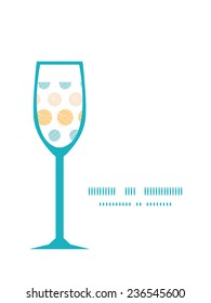 Vector texture circles stripes abstract wine glass silhouette pattern frame