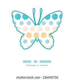 Vector texture circles stripes abstract butterfly silhouette pattern frame