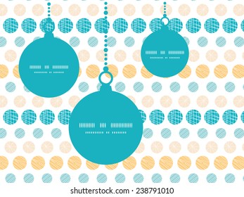 Vector texture circles stripes abstract Christmas ornaments silhouettes pattern frame card template