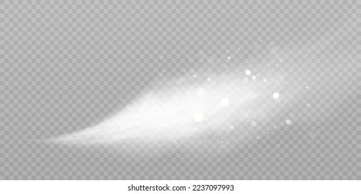 Vector Texture Cold Winter Wind. Christmas Cold Snow Effect. PNG vector