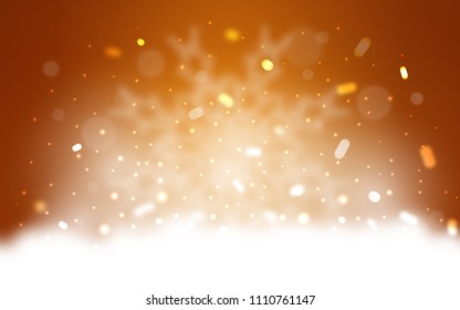Vector texture with colored snowflakes. Modern geometrical abstract illustration with crystals of ice. The pattern can be used for year new  websites.