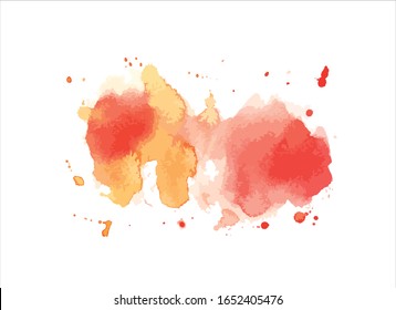 vector texture colorful watercolor paint stroke background
