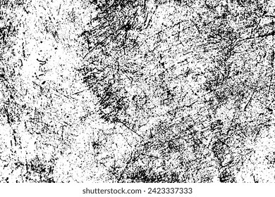 El hormigón de textura vectorial arañó el fondo blanco.