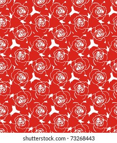 vector texture consist of flowers on white background. Vector illustration