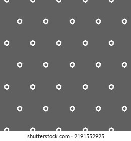 Vector. The texture of the contour hexagon. Monochrome, black and white, grey  geometric seamless pattern. Mosaic abstract background. Hexagonal repeating hand drawn geometric polygon texture.