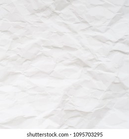 Vector texture of crumpled paper. Realistic illustration.