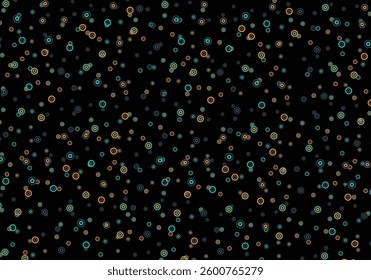 Vector texture with disks or colorful  dot on background. Pattern for textures of wallpapers.