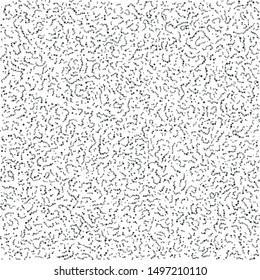 Vector texture of dotted curved lines